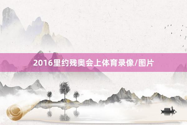 2016里约残奥会上体育录像/图片